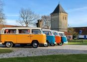 Combi VW pigeonnier cour Ferme Abbaye Clairmarais